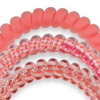 Dreamsicle small spiral hair ties by Teleties - House of Me boutique Norman OK
