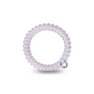 Rose Water Pink small spiral hair ties by Teleties detail view - House of Me boutique Norman OK