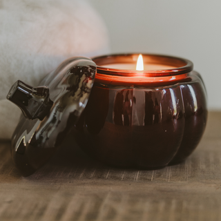 Hello Fall Soy Candle, 20 oz Pumpkin Jar - Fall Decor.