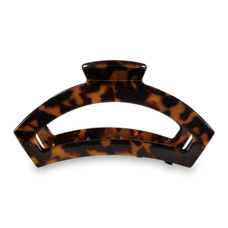 Tortoise large open hair clip by Teleties - House of Me boutique Norman OK