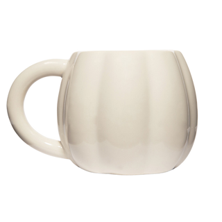 Cream Pumpkin Coffee Mug - Fall Decor & Gifts.
