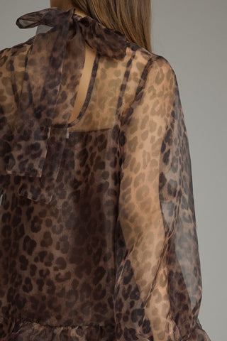 Emma Leopard Mini Dress.