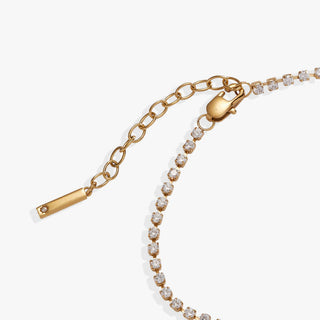 'Mama' Crystal Tennis Bracelet.