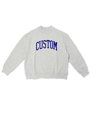 Campus sorority embroidered mock neck sweatshirt by Duo Threads, sorority apparel - House of Me boutique Norman OK
