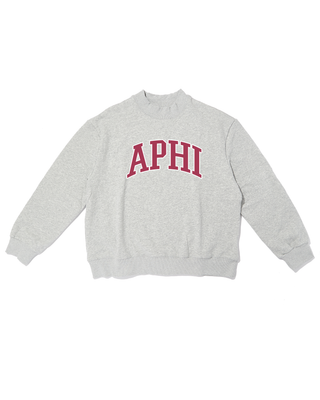 Campus sorority embroidered mock neck sweatshirt by Duo Threads, sorority apparel - House of Me boutique Norman OK