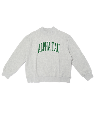 Campus sorority embroidered mock neck sweatshirt by Duo Threads, sorority apparel - House of Me boutique Norman OK