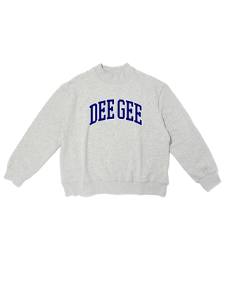 Campus sorority embroidered mock neck sweatshirt by Duo Threads, sorority apparel - House of Me boutique Norman OK