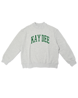 Campus sorority embroidered mock neck sweatshirt by Duo Threads, sorority apparel - House of Me boutique Norman OK