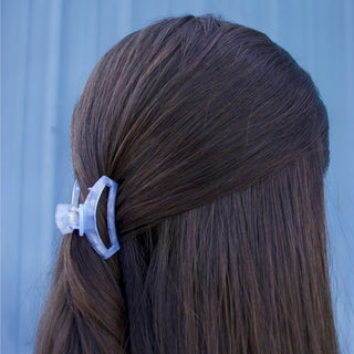 Open Blue Lagoon tiny hair clip by Teleties - House of Me boutique Norman OK