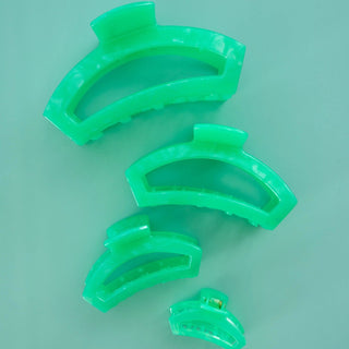 Open Spring Splash medium hair clip by Teleties - House of Me boutique Norman OK