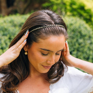 Platinum headband by Teleties - House of Me boutique Norman OK