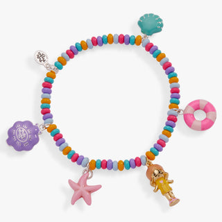 Polly Pocket™ Limited Edition Pool Party Stretch Charm Bracelet.