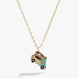 Taco Truck Locket Necklace.