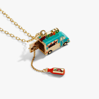 Taco Truck Locket Necklace.