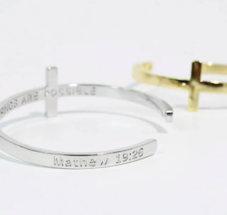 With God All Things Are Possible Bangle- Treasure Jewels